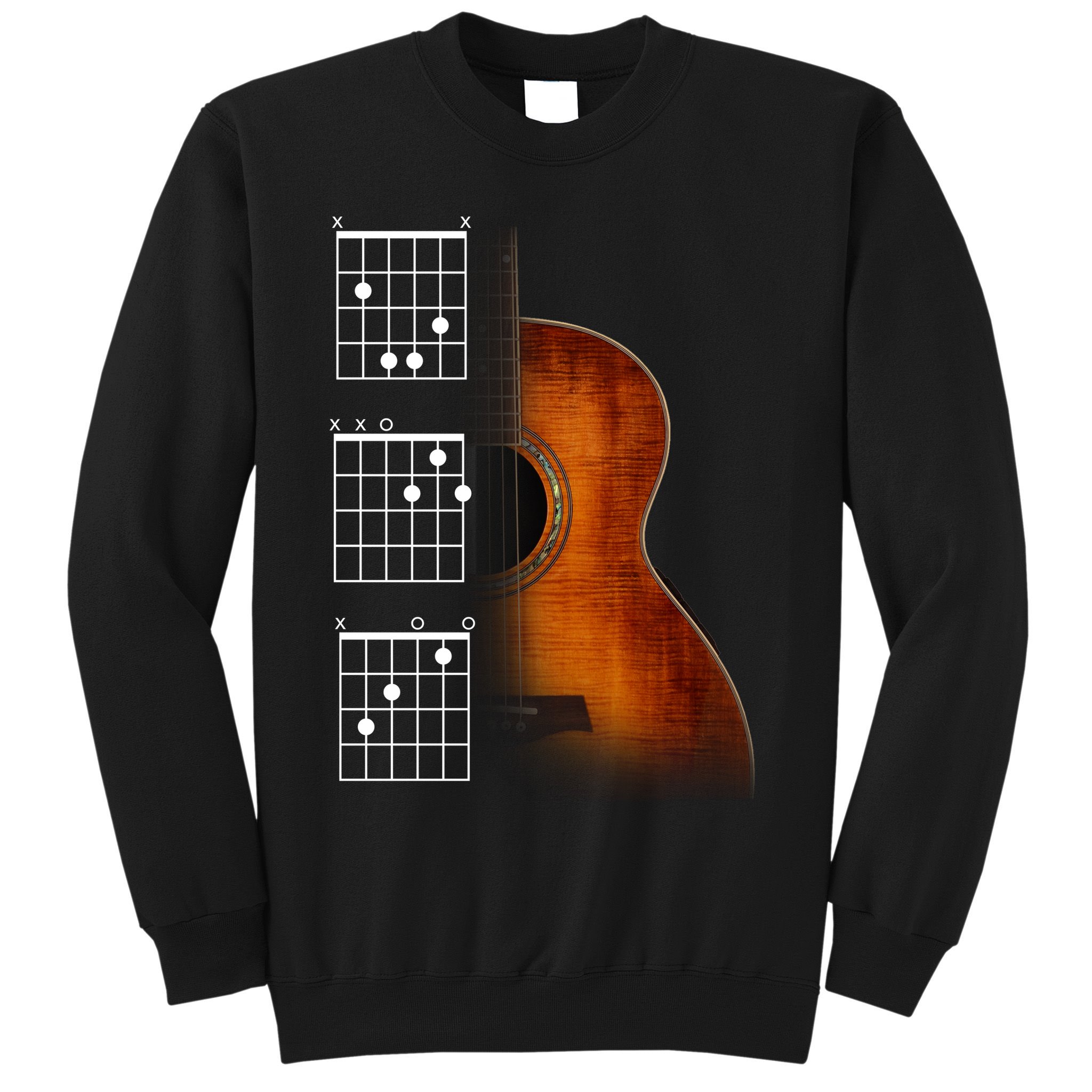Acoustic Guitar Chords Sweatshirt