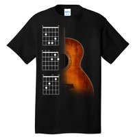 Acoustic Guitar Chords Tall T-Shirt