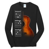 Acoustic Guitar Chords Tall Long Sleeve T-Shirt