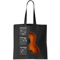 Acoustic Guitar Chords Tote Bag