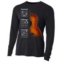 Acoustic Guitar Chords Cooling Performance Long Sleeve Crew