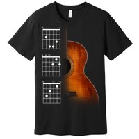 Acoustic Guitar Chords Premium T-Shirt