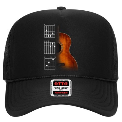 Acoustic Guitar Chords Trucker Hat