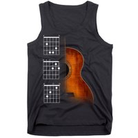 Acoustic Guitar Chords Tank Top