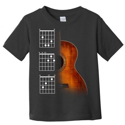 Acoustic Guitar Chords Toddler T-Shirt