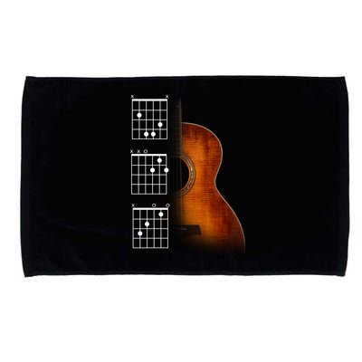 Acoustic Guitar Chords Microfiber Hand Towel