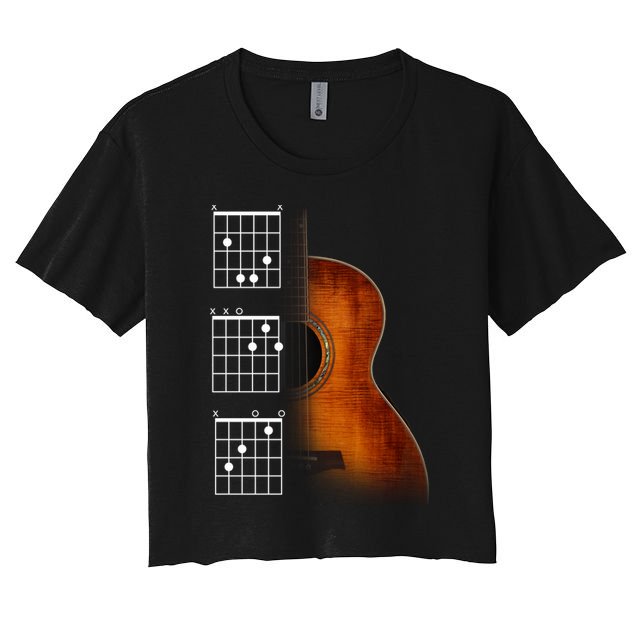 Acoustic Guitar Chords Crop Top