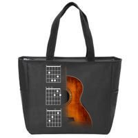 Acoustic Guitar Chords Zip Tote Bag