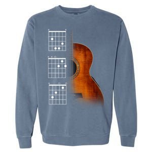 Acoustic Guitar Chords Garment-Dyed Sweatshirt