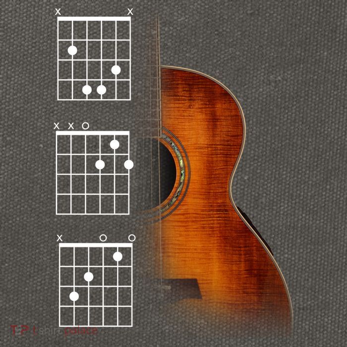 Acoustic Guitar Chords Cotton Canvas Backpack