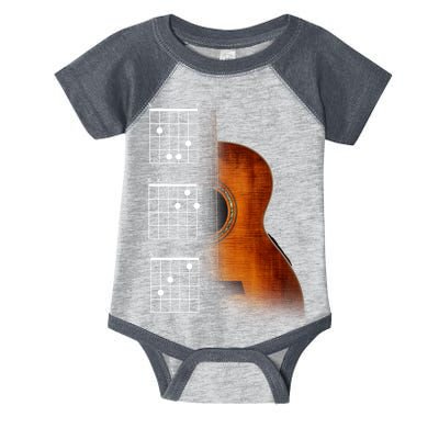 Acoustic Guitar Chords Infant Baby Jersey Bodysuit