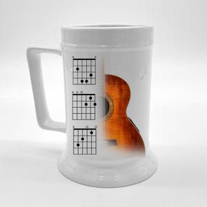 Acoustic Guitar Chords Beer Stein