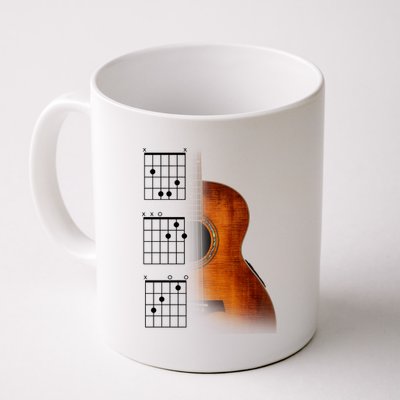 Acoustic Guitar Chords Coffee Mug