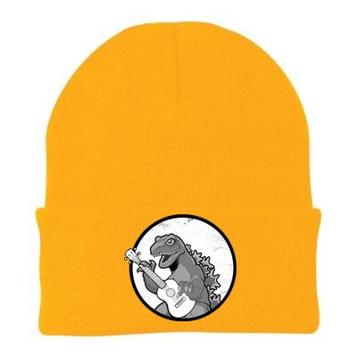 Acoustic Guitar Dinosaur Knit Cap Winter Beanie