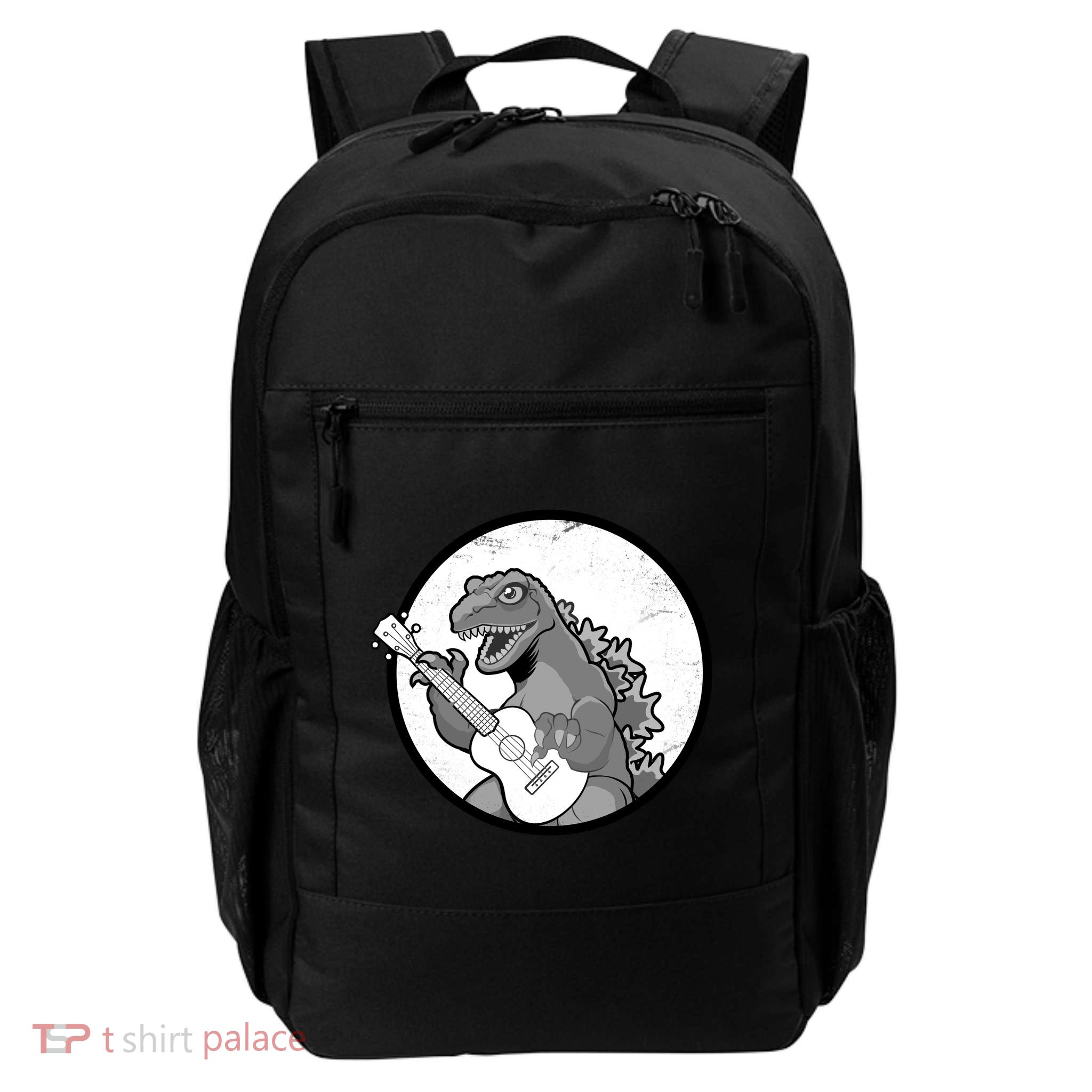 Acoustic Guitar Dinosaur Daily Commute Backpack