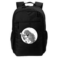 Acoustic Guitar Dinosaur Backpack