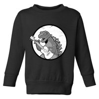 Acoustic Guitar Dinosaur Toddler Sweatshirt