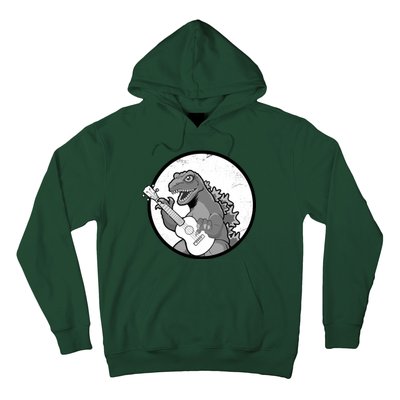 Acoustic Guitar Dinosaur Hoodie