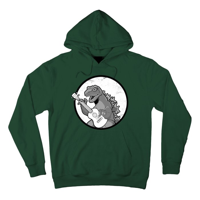 Acoustic Guitar Dinosaur Hoodie