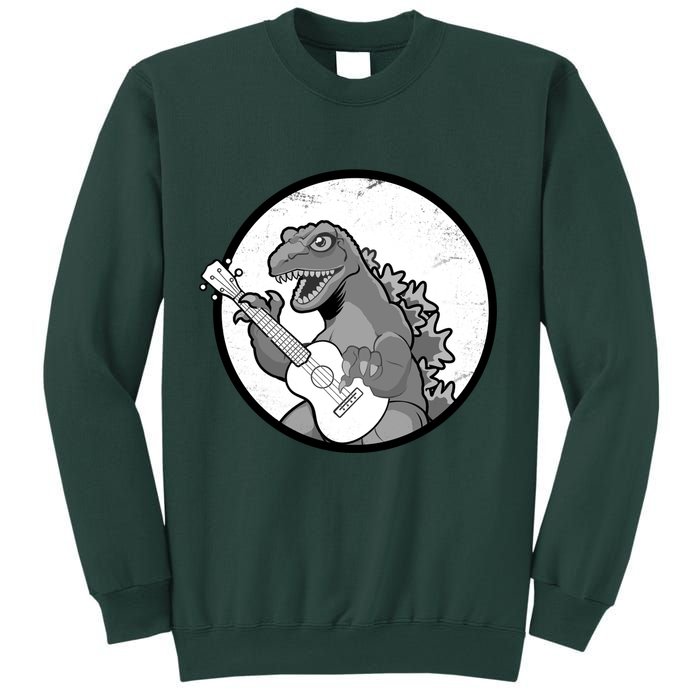 Acoustic Guitar Dinosaur Sweatshirt