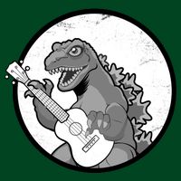 Acoustic Guitar Dinosaur Sweatshirt