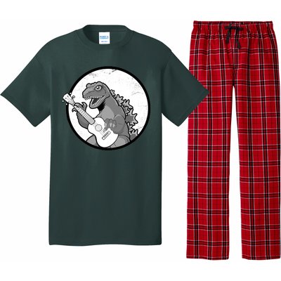 Acoustic Guitar Dinosaur Pajama Set