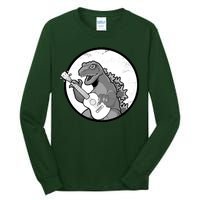 Acoustic Guitar Dinosaur Tall Long Sleeve T-Shirt