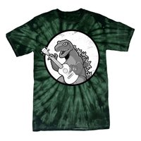 Acoustic Guitar Dinosaur Tie-Dye T-Shirt