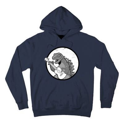 Acoustic Guitar Dinosaur Tall Hoodie