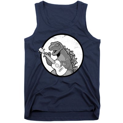 Acoustic Guitar Dinosaur Tank Top