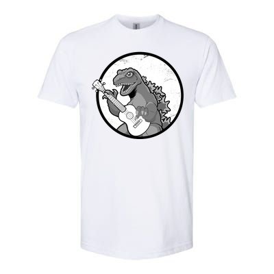 Acoustic Guitar Dinosaur Softstyle CVC T-Shirt