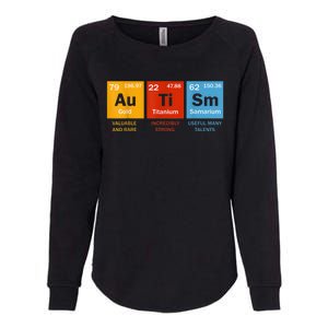 Autism Chemistry Periodic Table Elements Autism Awareness Womens California Wash Sweatshirt