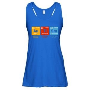 Autism Chemistry Periodic Table Elements Autism Awareness Ladies Essential Flowy Tank