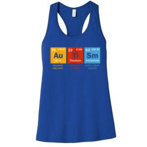 Autism Chemistry Periodic Table Elements Autism Awareness Women's Racerback Tank