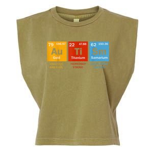 Autism Chemistry Periodic Table Elements Autism Awareness Garment-Dyed Women's Muscle Tee