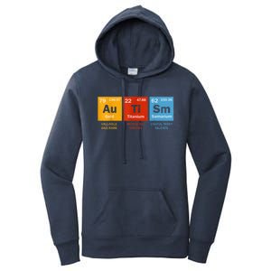 Autism Chemistry Periodic Table Elements Autism Awareness Women's Pullover Hoodie