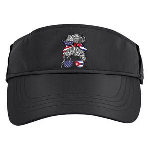 American Cuban Patriot Flag Wo Girl Cuba Grown Adult Drive Performance Visor