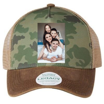 Add Custom Photo Picture Legacy Tie Dye Trucker Hat