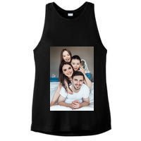 Add Custom Photo Picture Ladies PosiCharge Tri-Blend Wicking Tank