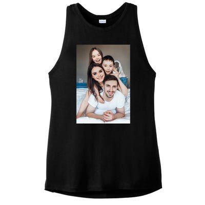 Add Custom Photo Picture Ladies PosiCharge Tri-Blend Wicking Tank