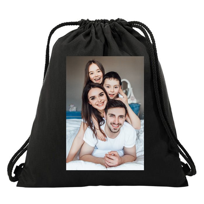 Add Custom Photo Picture Drawstring Bag