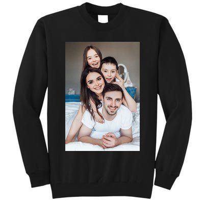 Add Custom Photo Picture Tall Sweatshirt
