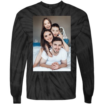 Add Custom Photo Picture Tie-Dye Long Sleeve Shirt