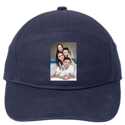 Add Custom Photo Picture 7-Panel Snapback Hat