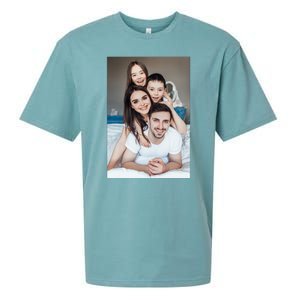 Add Custom Photo Picture Sueded Cloud Jersey T-Shirt