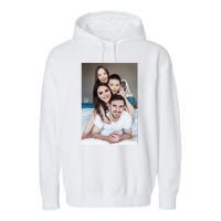 Add Custom Photo Picture Garment-Dyed Fleece Hoodie