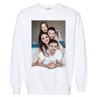 Add Custom Photo Picture Garment-Dyed Sweatshirt