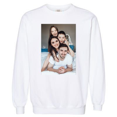 Add Custom Photo Picture Garment-Dyed Sweatshirt