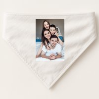 Add Custom Photo Picture USA-Made Doggie Bandana