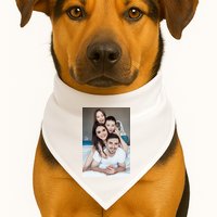 Add Custom Photo Picture USA-Made Doggie Bandana